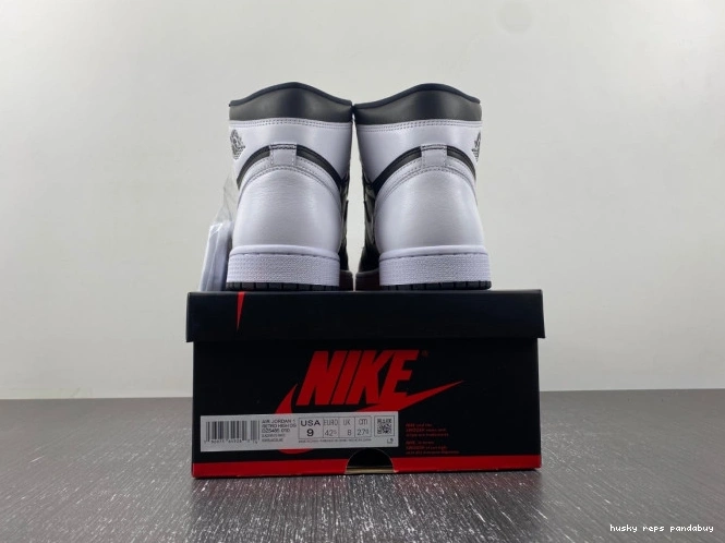 Rep Husky DZ5485-010 Jordan High OG Air 1 Reverse Panda 0820